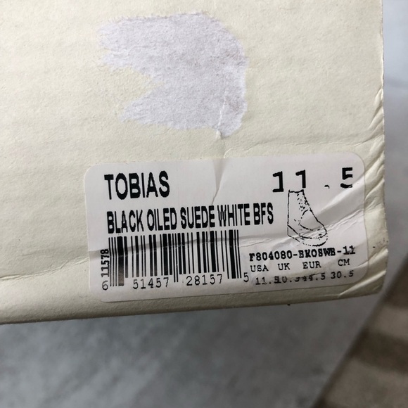 Roan By BedStu Black Oiled Suede Leather Handfinished Shoes Tobias 11.5 NIB - Picture 13 of 14